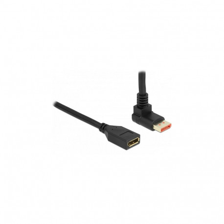 DisplayPort pikenduskaabel, 90° ülespoole nurga all pistik-pesa, 8K 60Hz, 1m