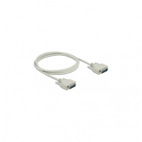 "Delock Serielles Kabel D-Sub15 Stecker zu Stecker 2 m"