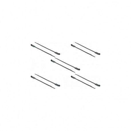 Delock märgistusalaga kaablisidemed L 300 x B 4,8 mm mustad 10 tk