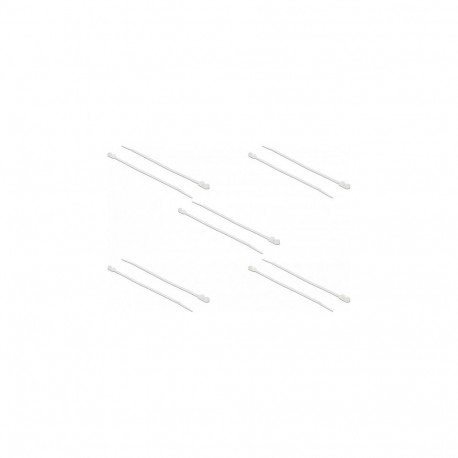 Delock kinnitusaasaga kaablivits L 200 x B 4,8 mm valge 10 tk