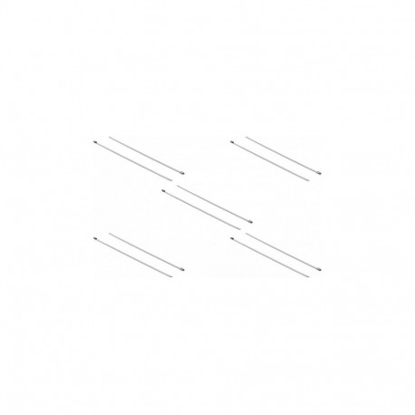 roostevabast terasest kaablisidemed L 500 x B 4,6 mm, 10 tk