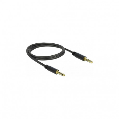 "Klinkenkabel 4,4 mm 5 Pin Stecker zu Stecker 1 m schwarz"