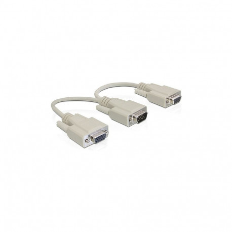 "Adapter VGA Stecker > 2 x VGA Buchse 20 cm"
