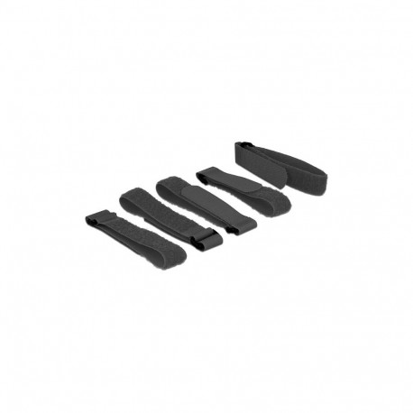Takjakinnitusega kaablisidemed 300mm x 20mm, 5tk, aasaga, mustad