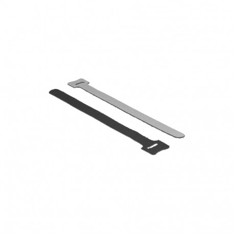 "Klett-Kabelbinder L 200 mm x B 12 mm 10 Stück schwarz"