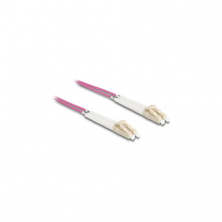 "Delock LWL Kabel LC Duplex zu LC Duplex Multimode OM4 winkelbar 10 m"