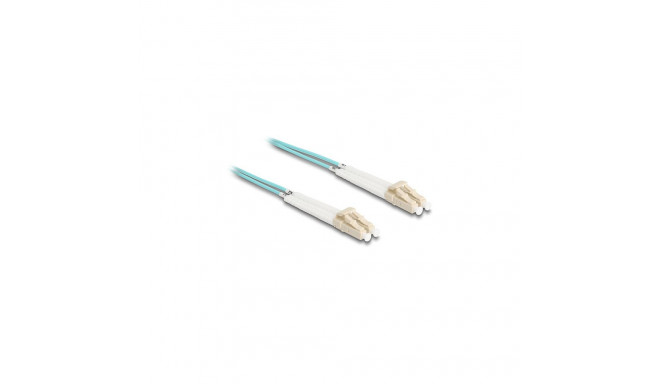 "Delock LWL Kabel LC Duplex zu LC Duplex Multimode OM3 winkelbar 5 m"