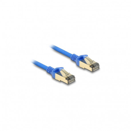"Delock RJ45 Netzwerkkabel Cat.8.1 F/FTP Slim 1 m blau"