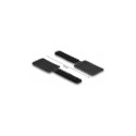 "Delock Mini Klett-Kabelhalter L 90 mm x B 24 mm selbstklebend 10 Stück schwarz"
