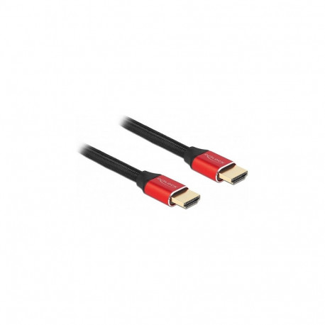 "Delock Ultra High Speed HDMI Kabel 48 Gbps 8K 60 Hz rot 3 m zertifiziert"