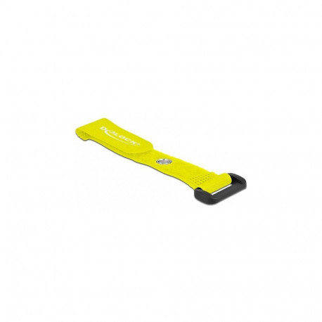 "Klett-Kabelbinder mit Schlaufe und Befestigungsöse L 150 x B 20 mm gelb 5 Stück"