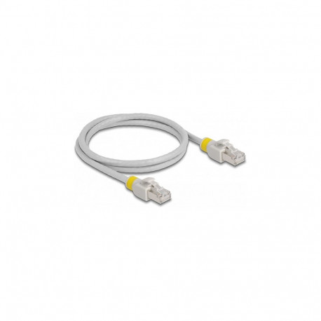 "Delock Netzwerkkabel RJ45 Cat.6A S/FTP mit farbigen Clips 1 m"