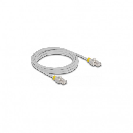 "Netzwerkkabel RJ45 Cat.6A S/FTP mit farbigen Clips 3 m"