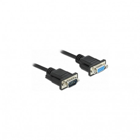 "Delock RS-232 Kabel Seriell D-Sub9 Stecker zu Buchse mit schmalem Steckergehäuse 3 m"