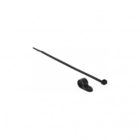 Delock kinnitusklamber 12,7 mm kaablivitsaga L 300 x B 4,8 must
