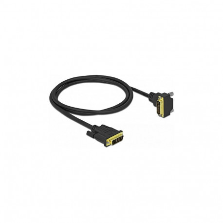 DVI-kaabel 24+1 pistik–24+1 pistik, nurga all, 1m
