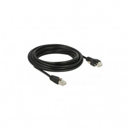 Delock GigE kaamera kaabel RJ45 pistik - RJ45 pistik kruvidega Cat.6 S/FTP 5 m