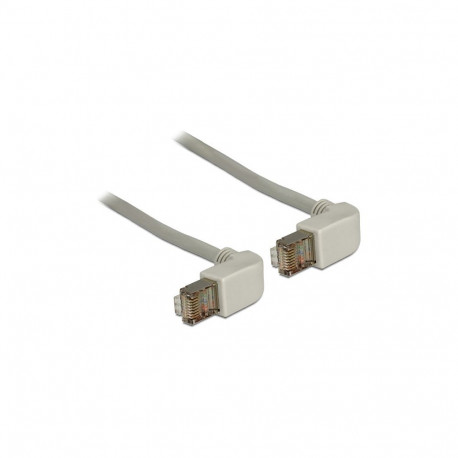 "Delock Netzwerkkabel RJ45 Cat.5e SF/UTP oben / oben gewinkelt 1 m"