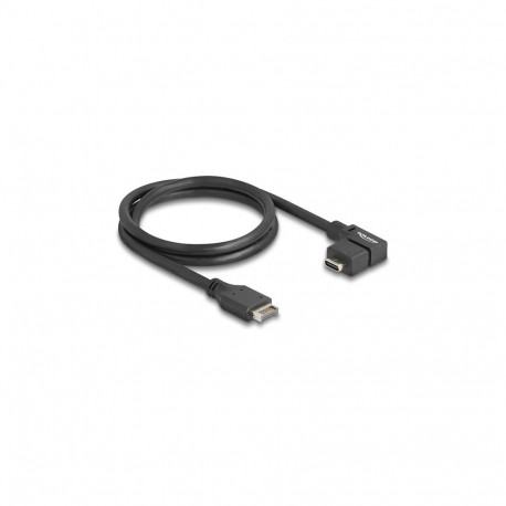 Delock USB 10 Gbps kaabel Typ-E Key A 20 Pin pistik - USB Type-C™ pesa, nurgaga, 70 cm