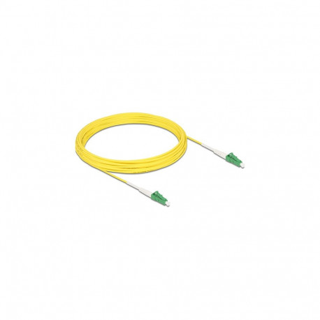 "Delock Kabel Lichtwellenleiter LC-APC zu LC-APC Simplex Singlemode OS2 10 m"
