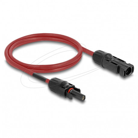 "Delock DL4 Solar Kabel 4 mm² Stecker zu Buchse 1 m rot"