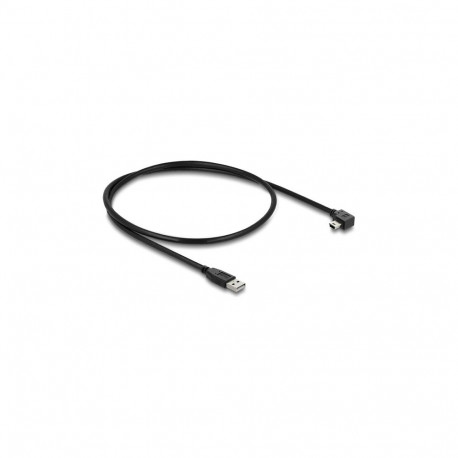 "Delock USB 2.0 Kabel Typ-A Stecker zu Typ Mini-B Stecker rechts gewinkelt 1 m"