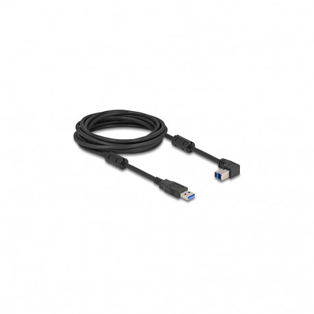 "Delock USB 5 Gbps Kabel Typ-A Stecker zu Typ-B Stecker 90° oben gewinkelt 5 m"