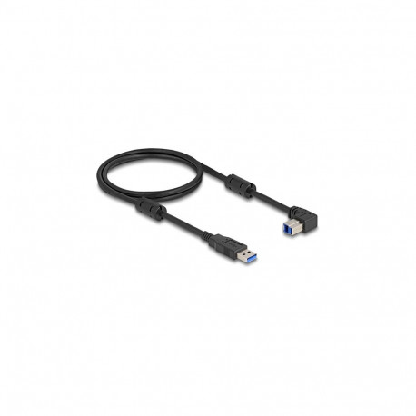 "Delock USB 5 Gbps Kabel Typ-A Stecker zu Typ-B Stecker 90° unten gewinkelt 1 m"