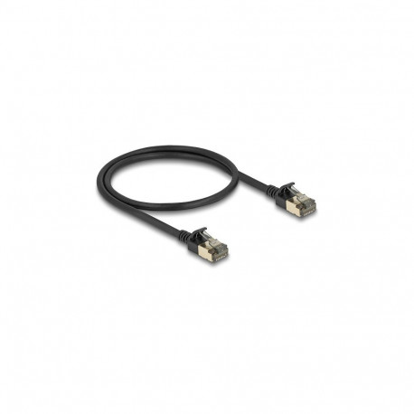 Delock RJ45 must võrgukaabel Cat.8.1 F/FTP Slim Pro 0,5 m