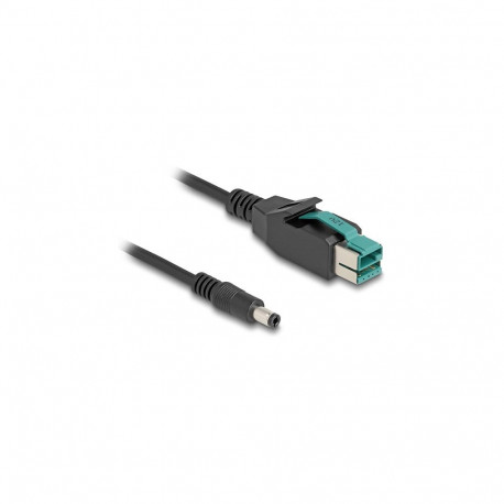 "Delock PoweredUSB Kabel Stecker 12 V zu DC 5,5 x 2,5 mm Stecker 3 m"