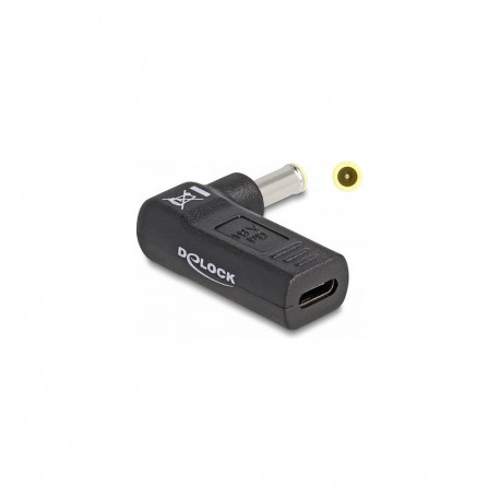 Adapter sülearvuti laadimiskaablile, USB Type-C™ pesast Samsung 5,5 x 3,0 mm pistikule, 90° nurga al