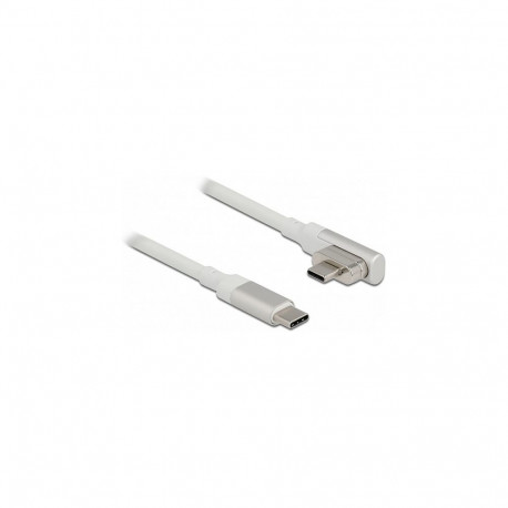 "Delock Magnetisches Thunderbolt™ 3 USB-C™ Kabel 4K 60 Hz Stecker zu Stecker gewinkelt 1,20 m"