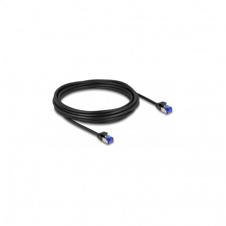 "Delock RJ45 Netzwerkkabel Cat.6A S/FTP Slim 5 m schwarz"