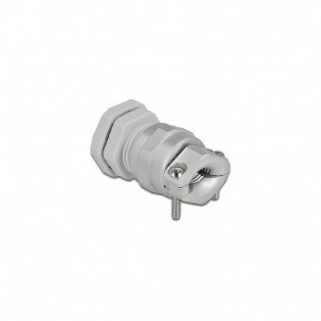 "Delock Kabelverschraubung PG11 mit Zugentlastung und Biegeschutz grau"