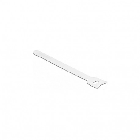 Delock takjakinnitusega kaablisidemed L 150 x B 12 mm valged, 10 tk