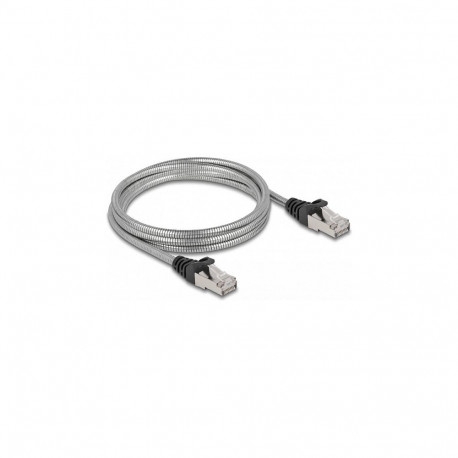"Delock RJ45 Kabel Cat.6A U/FTP mit Metallmantel 2 m"