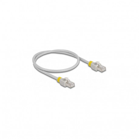"Delock Netzwerkkabel RJ45 Cat.6A S/FTP mit farbigen Clips 0,5 m"