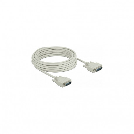 "Delock Serielles Kabel D-Sub15 Stecker zu Stecker 10 m"