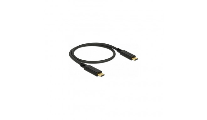 Delock USB 2.0 kaabel Type-C - Type-C 0,5 m PD 5 A E-Marker