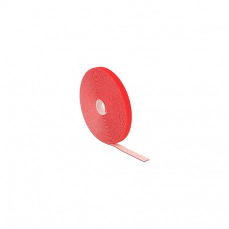 "Delock Klettband auf Rolle L 10 m x B 13 mm rot"