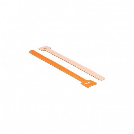 "Klett-Kabelbinder L 200 mm x B 12 mm 10 Stück orange"