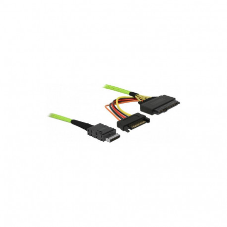 "Kabel OCuLink PCIe SFF-8611 zu U.2 SFF-8639 0,5 m"