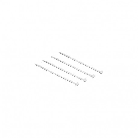 "Delock Kabelbinder transparent L 200 x B 3,6 mm 100 Stück"