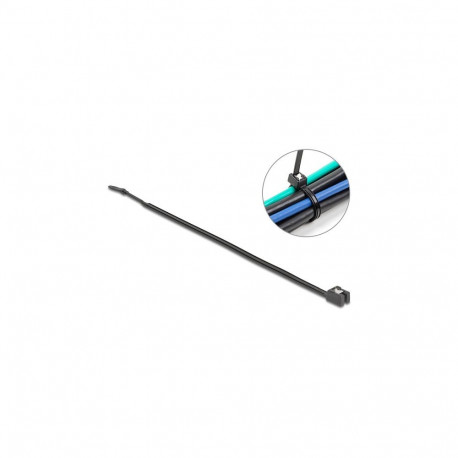 "Kabelbinder selbstschneidend L 370 x B 4,8 mm 50 Stück schwarz"