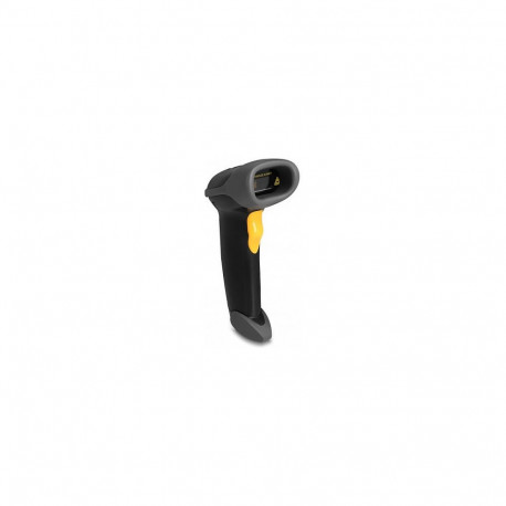 USB 1D-vöötkoodiskanner ühenduskaabli ja hoidikuga, laser, must