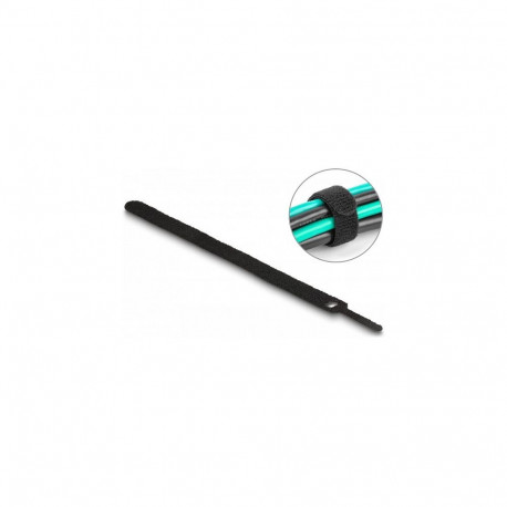 Takjakinnitusega kaabliköidikud L 200 x B 12mm 10tk, mustad
