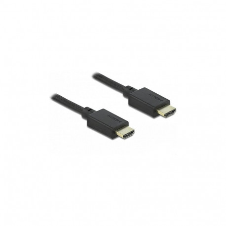"Koaxiales High Speed HDMI Kabel 48 Gbps 8K 60 Hz schwarz 1 m"