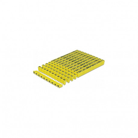 "Kabelmarker Clips A-Z gelb 260-teilig"