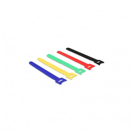 Delock värvilised takjapaelaga kaablisidemed L 150 x B 12 mm 10 tükki