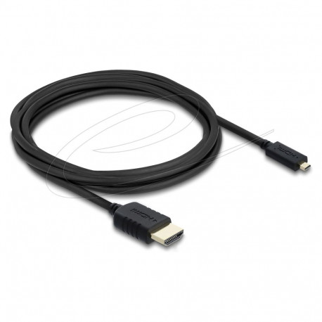"Delock Koaxiales High Speed HDMI Kabel HDMI Stecker zu Micro HDMI Stecker 8K 60 Hz 3 m"
